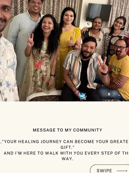 This is my message to my community: your healing journey can become your greatest gift. I am here to walk with you every step of the way, offering the same support and guidance that helped me on my own path.