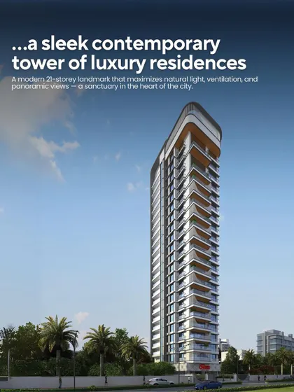 Ariha One08 is a sleek, contemporary tower of luxury residences I designed in Goregaon. The 21-storey landmark is oriented to maximize natural light, ventilation, and panoramic views, creating a sanctuary in the heart of the city.