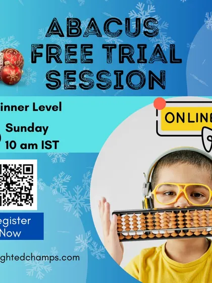 Curious to see how it works? I invite your child to join a free online trial session for my beginner abacus class. It's a great, no-pressure way to experience the magic of numbers firsthand.
