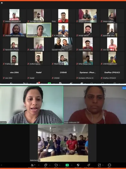 A successful Simply Periods workshop with Badminton Association of India coaches in Raipur and Guwahati. These online sessions empower coaches to support their athletes through menstrual cycle awareness.