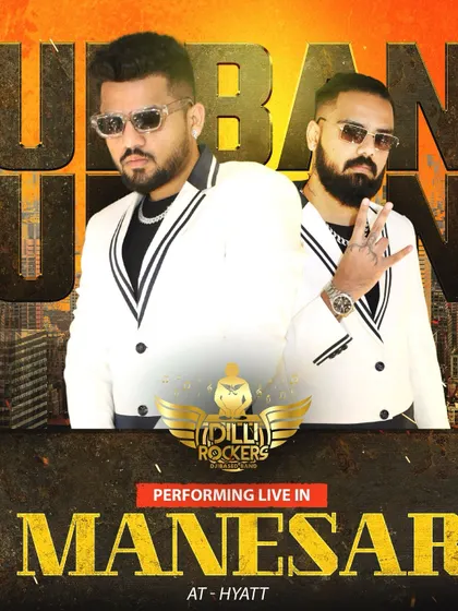 The crowd was bling in Manesar! A great corporate event at the Hyatt. We bring an urban vibe wherever we go.