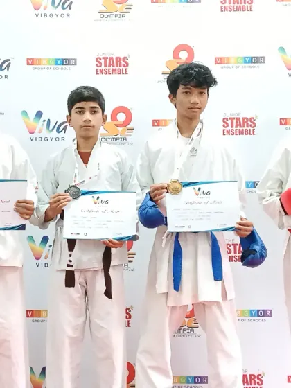 A group of my students after their wins at the Interschool Championship. Each one of them fought with heart and skill.