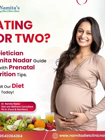 As a dietician, I can guide you with prenatal nutrition tips to ensure you are eating right for two. A consultation can help create a balanced and healthy journey for you and your baby.
