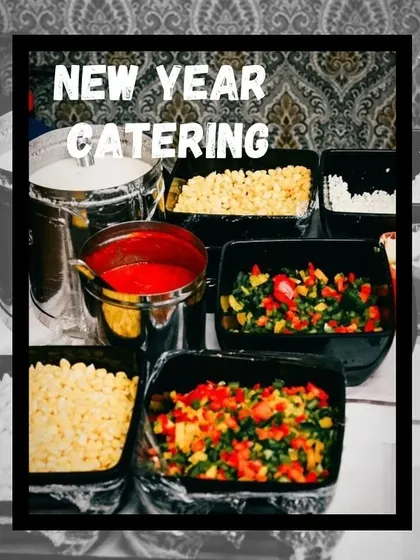Let us handle the food for your New Year's celebration. Our catering service provides gourmet beginnings to ensure your year starts on a delicious note.