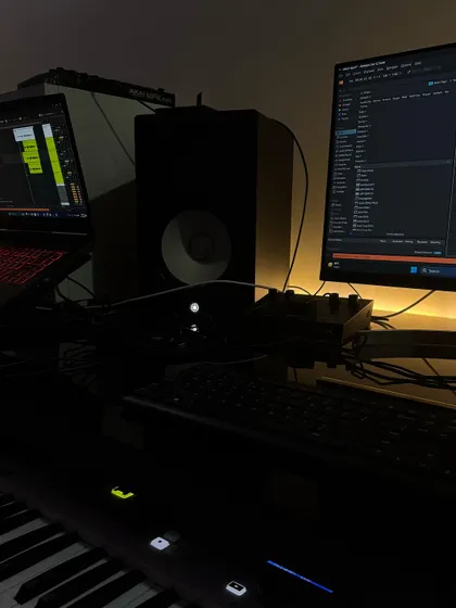A quiet moment in the studio. This is my creative lab where all the magic happens.