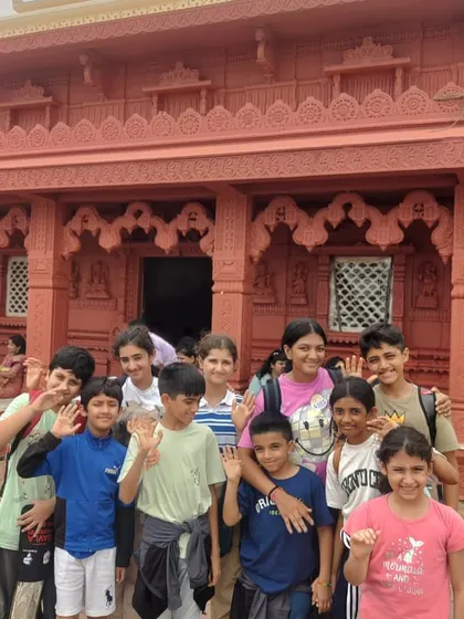 A cultural excursion during our Chiplun training camp. We believe in holistic development, which includes exploring the local surroundings and learning outside the track.
