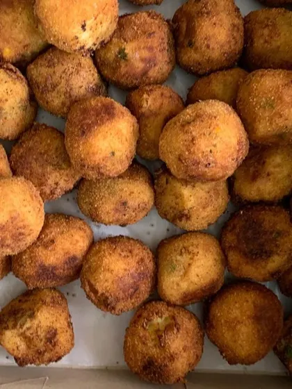 Another box of crispy and cheesy Corn & Cheese Balls, a favorite among kids and adults.