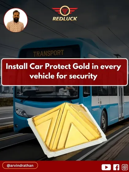 For security on the road, especially for transport and travel businesses, I advise installing a Car Protect Gold pyramid in every vehicle. This Vastu tool is designed to create a protective energy field and prevent accidents.
