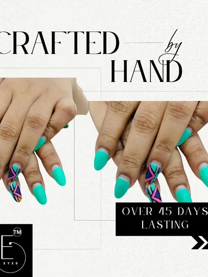 All our intricate designs are crafted by hand and built to last. We guarantee our gel polish applications will last over 45 days, so you can enjoy your beautiful nails for longer.