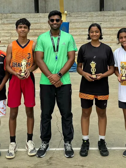 Celebrating the top performers of the summer camp. Recognizing hard work is key to building confidence and motivating young athletes to keep pushing their limits.