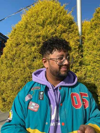 Rocking some fresh Urban Monkey drip. A new collab track is always around the corner.
