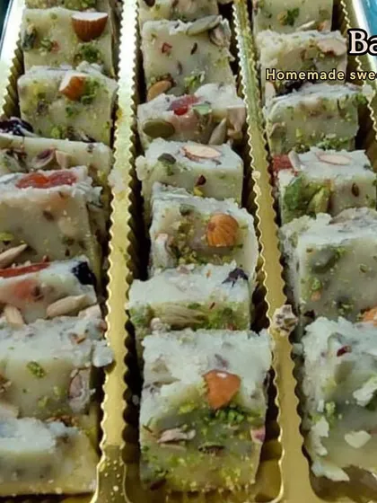 This homemade dry fruit barfi is packed with nuts and natural sweetness. It is a healthy and delicious addition to any festive celebration, made without any shortcuts.