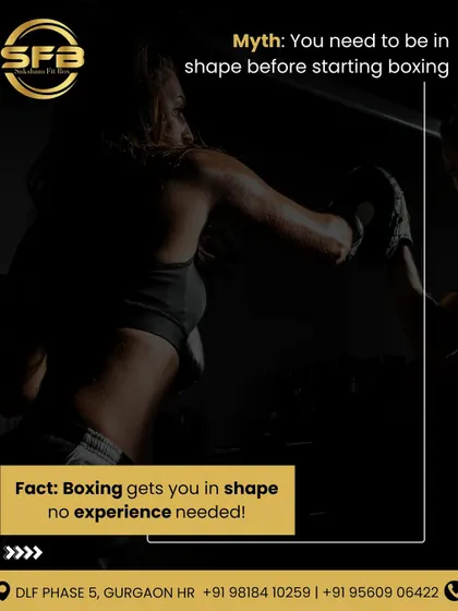 Myth: You need to be in shape before starting boxing. Fact: Boxing is what gets you in shape, and no prior experience is needed. We welcome beginners and guide them every step of the way.