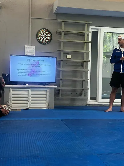 We take wellness seriously. In our monthly sessions with our wellness mentor, we learn to become the best versions of ourselves. This session focused on empathy through an activity called 'Moccasin Walk,' or walking in someone else's shoes.