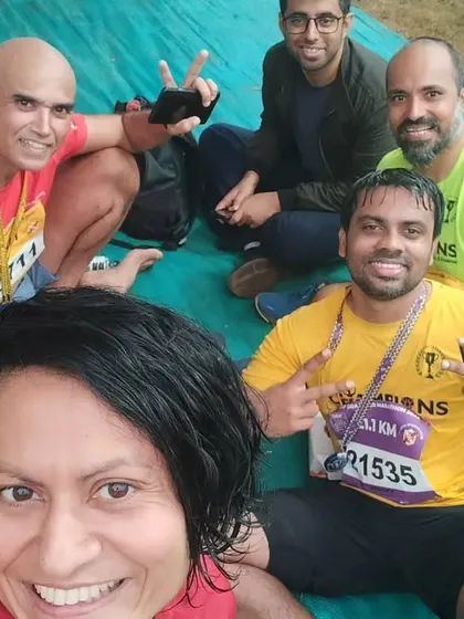 A selfie with some of the team in Goa. These trips are what strengthen our bond as a group.