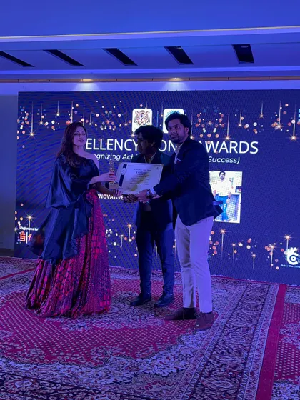 Another angle from the Excellency Iconic Awards ceremony in Dehradun.