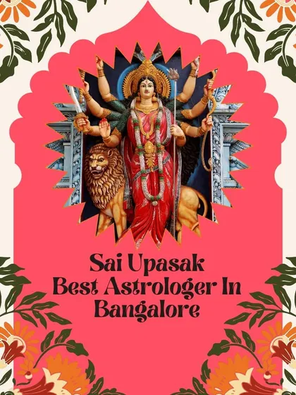 I am a trusted Dharmic astrologer in Bangalore, specializing in horoscope predictions, marriage remedies, and Vastu. This image represents my commitment to helping you overcome challenges with the blessings of Maa Durga.