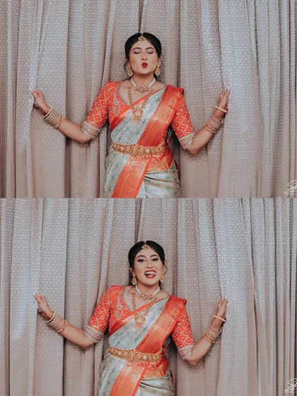 The bride's playful side shines through in these fun and expressive portraits. We make sure to capture your personality!