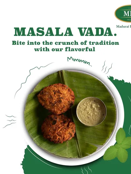 Bite into the crunch of tradition with our flavorful Masala Vada. These savory lentil fritters are a popular and delicious snack.