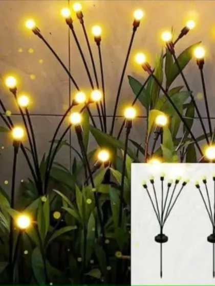 Our warm white firefly solar lights are perfect for creating a soft, inviting ambiance among your plants.