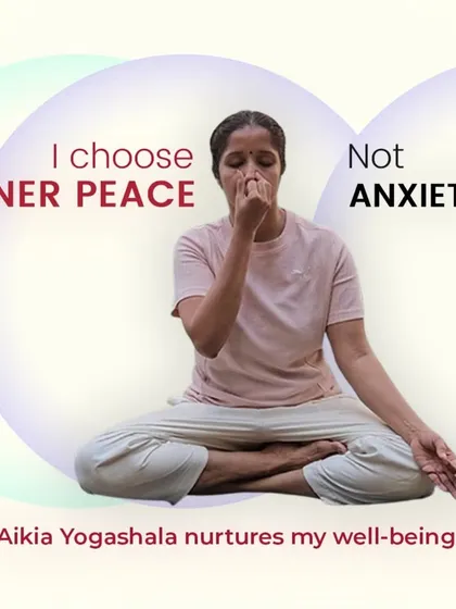 We choose inner peace, not anxiety. Our shala is a space that nurtures your well-being, teaching you the tools to calm your mind and find tranquility.