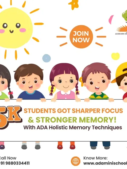 We've helped over 5,000 students get sharper focus and stronger memory with our Holistic Memory Techniques. We focus on awakening both the left and right brain for truly smart learning.