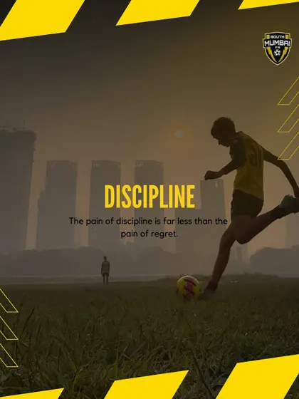 A powerful image reinforcing our core value: Discipline. Hard work beats talent when talent doesn't work hard.