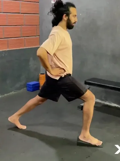 The heel-elevated split squat is another fantastic exercise for runners. It helps strengthen the quads and improve stability, reducing the risk of injury on long runs.
