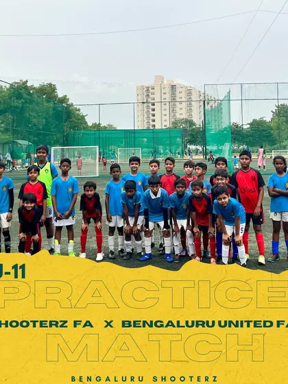 Our U-9, U-11, U-13, and U-15 teams engaging in competitive practice matches against Bengaluru United FA, a crucial part of their pre-season and ongoing development.