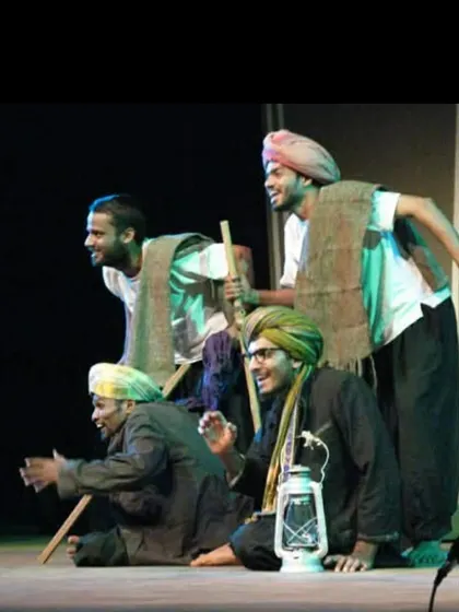 Another memory from my theatre career. The physicality and teamwork of stage performance have many parallels to yoga, teaching lessons in presence, discipline, and collaboration.