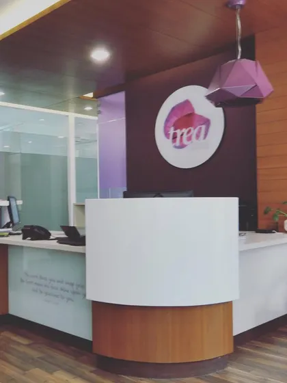 A look back at the reception for TREA, a women's diagnostic clinic we designed in 2013. This project was an early exploration into creating healthcare interiors that feel cozy, colorful, and welcoming, moving away from sterile, impersonal designs.