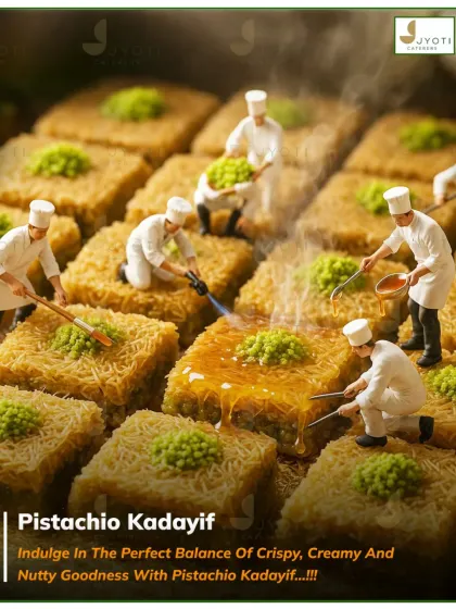 Indulge in the perfect balance of crispy, creamy, and nutty goodness with this Pistachio Kadayif, a classic Middle Eastern dessert.