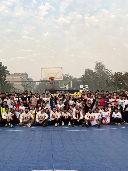 A group photo of our entire community after the Inter IB Basketball 2.0 event. This picture captures the spirit of teamwork, dedication, and friendship that defines our academy.