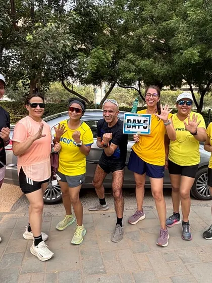 The women of the tribe on Day 5, energized and ready for the final push.