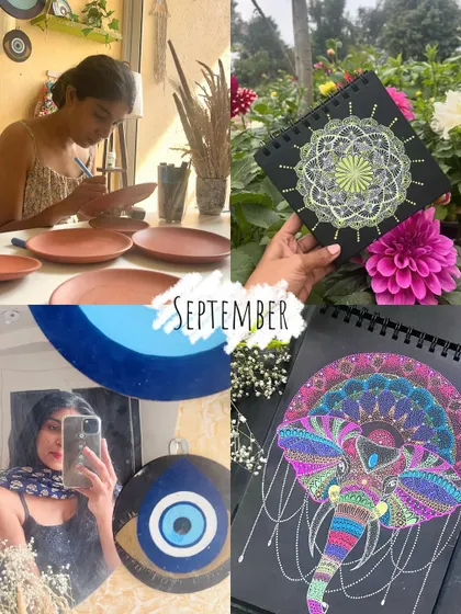 A recap of my September, a month filled with painting, new projects, and creativity.