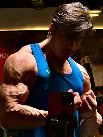 If you don't sacrifice for what you want, what you want becomes the sacrifice. A shot of my veiny arms, showing I'm locked in on my goals.