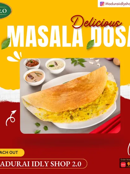 Crispy, spicy, and simply irresistible. Our Masala Dosa is a perfect example of the authentic flavors we serve.