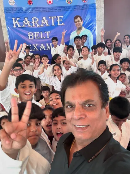 The joy on these children's faces after their belt exam is my biggest reward. We are building a strong foundation for karate in India.