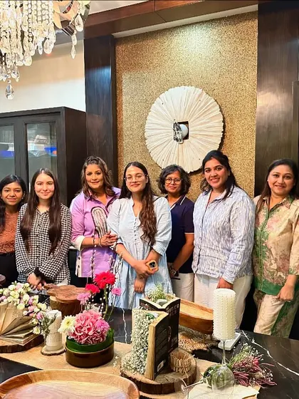 Another successful workshop with a group of amazing participants exploring the art of tablescapes. I love seeing everyone's creativity come to life as we share DIY ideas and styling tips for the festive season.