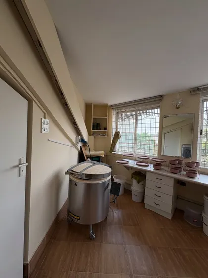 A look at our kiln room, where all the student creations are fired. This is where the clay is transformed into durable, finished ceramic pieces.