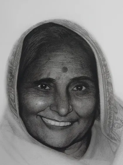 A portrait of an elderly woman, where every line on her face tells a story. I focus on capturing the wisdom and grace that comes with age.