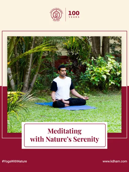 Nature provides a serene backdrop for meditation. Finding stillness amidst the gentle sounds and sights of the natural world can guide the mind into a deeper state of peace and awareness.