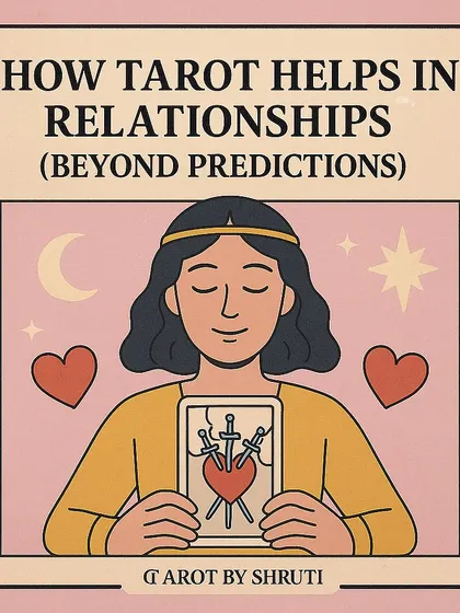 How Tarot Heals Relationships Beyond Predictions. This carousel explains that Tarot is a tool for awareness and growth. It helps in healing past wounds, improving communication, and guiding your next steps as a couple.