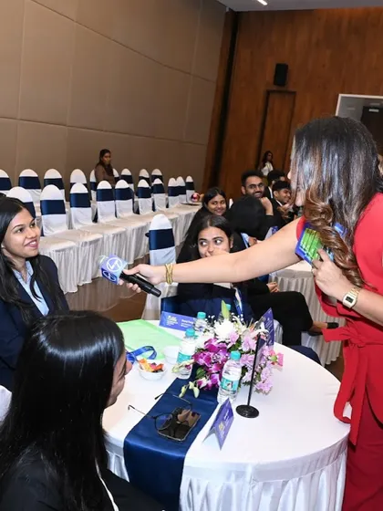 An event is a two-way street. I love getting off the stage to interact directly with the audience, making everyone feel included. This moment of audience engagement was a highlight from the L&T OutThink conclave.