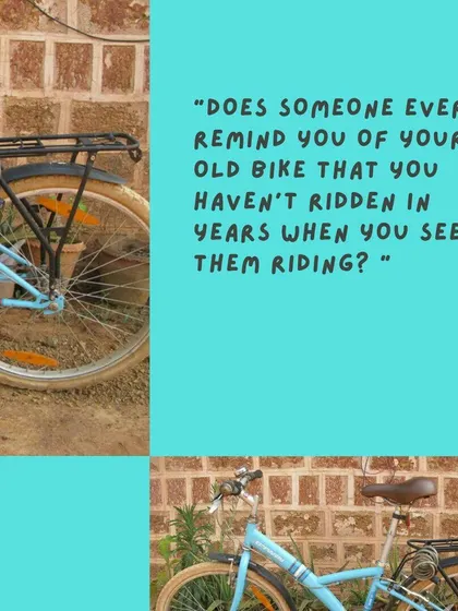 Does seeing someone ride a bike remind you of your old one that you have not ridden in years? Join our workshop and we will help you fix it.