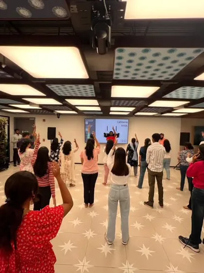 We can handle any crowd size. This photo captures the scale of our corporate Zumba workshop at Pearson India, where we got the entire team moving and having fun together.