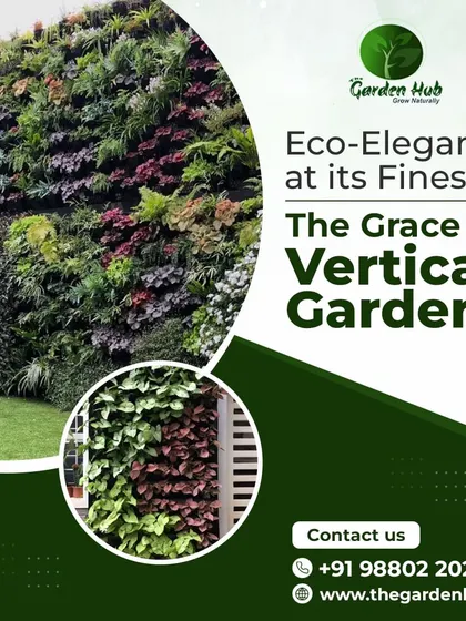 Experience eco-elegance at its finest with the grace of vertical gardens. This collage highlights the beauty of our living wall installations.