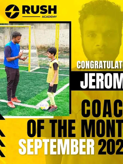 Recognizing Coach Jerome as our Coach of the Month for September 2024. Consistent excellence in coaching is the backbone of our academy's success.