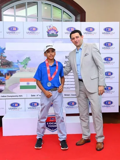 Drona Singh Dhull after securing a podium finish at the USKG Tournament.