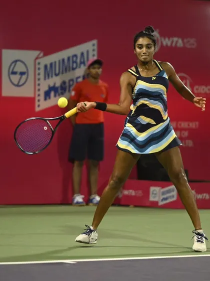 These are moments from a tough second-round match at the L&T Mumbai Open. Even in a loss, the fight and heavy hitting were on full display, which is the kind of resilience I work to build in my players.